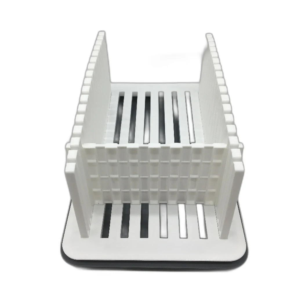 Compact Kitchen Bread Slicer With Crumb Catcher Tray Easy Uniform Slicing NEW - Image 2