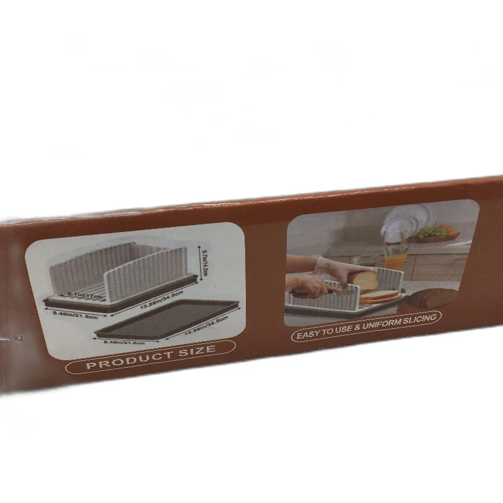 Compact Kitchen Bread Slicer With Crumb Catcher Tray Easy Uniform Slicing NEW - Image 6