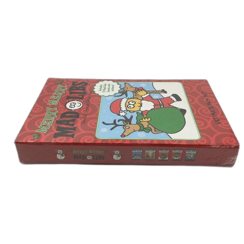 Merry Merry Mad Libs Includes over 100 Stories & Stickers Ultimate Box Set NEW - Image 3