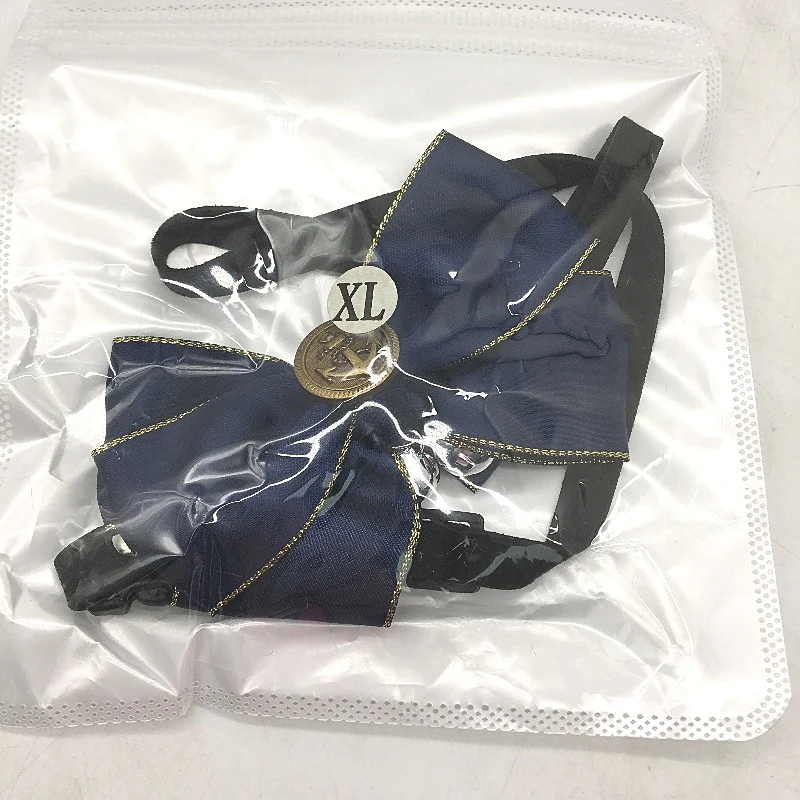 Milo & Mink 3 Pcs Black Fleece Doggy Sweater & Collars Bundle Dog Size Small - Image 6