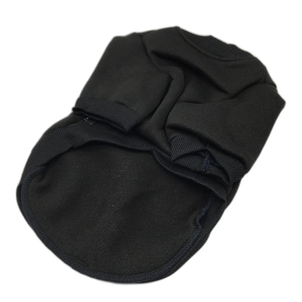 Milo & Mink 7 Pcs Black Fleece Doggy Sweater & Accessories Bundle Dog Size XS - Image 3