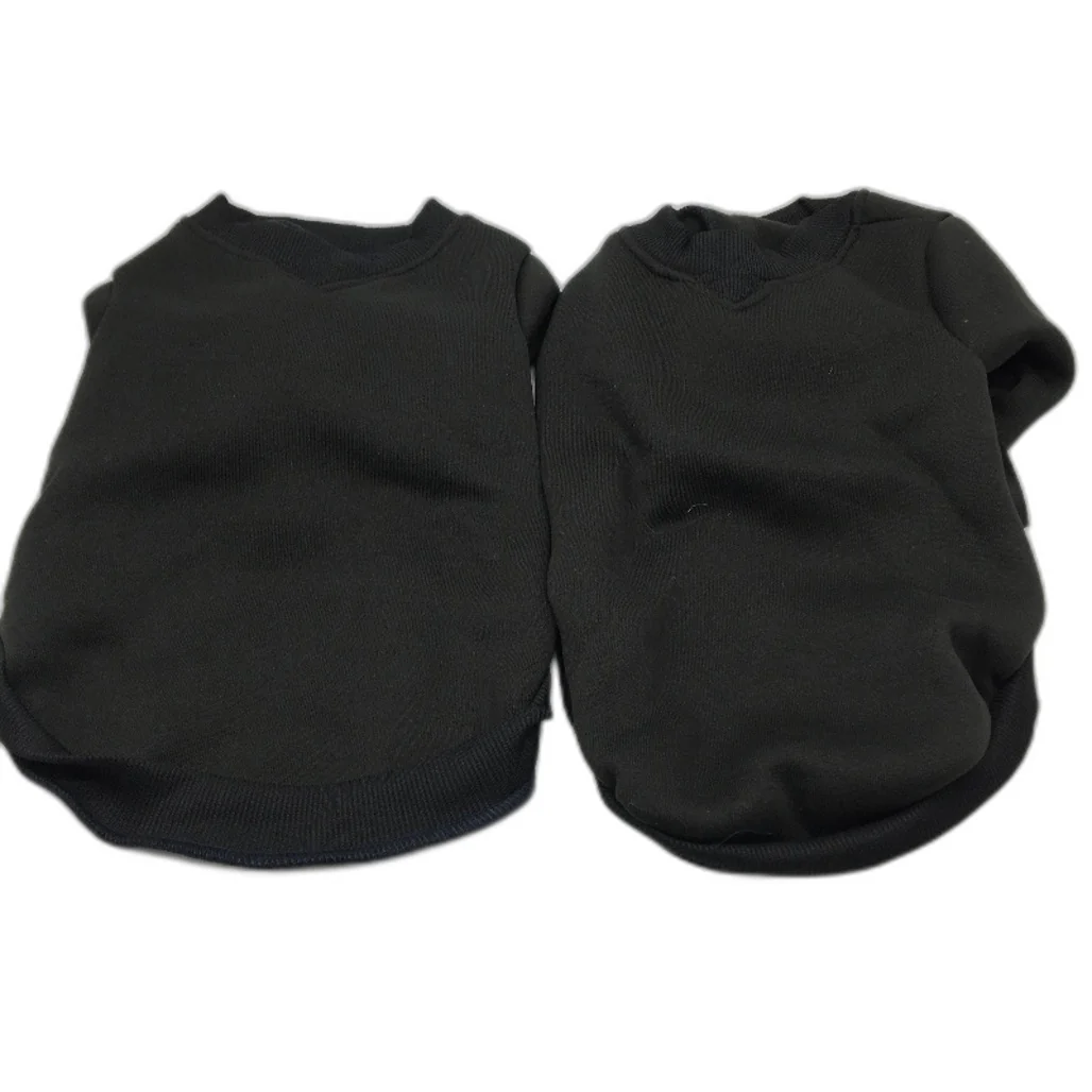 Milo & Mink 4 Pcs Black Fleece Doggy Jumper & Pink Bell Bow Collars Dog Sz Small - Image 2