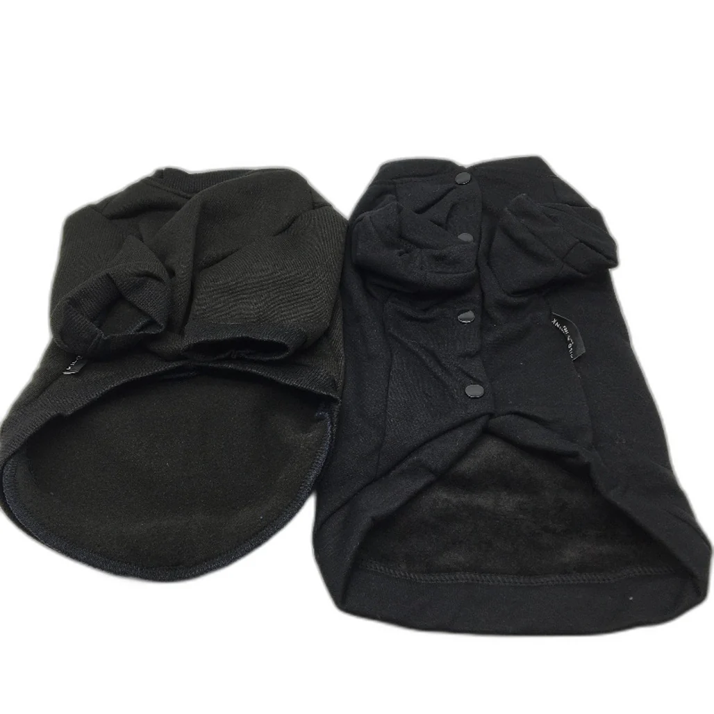 Milo & Mink 8 Pcs Black Fleece Doggy Jumpers & Accessories Bundle Dog Size XS - Image 3