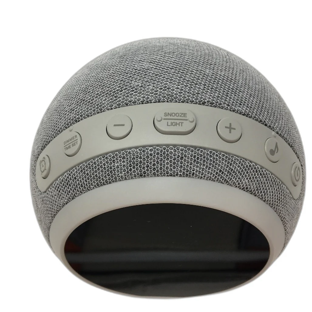 White Noise Sound Machine With Digital Clock Alarm Soothing Sounds Night Light - Image 2