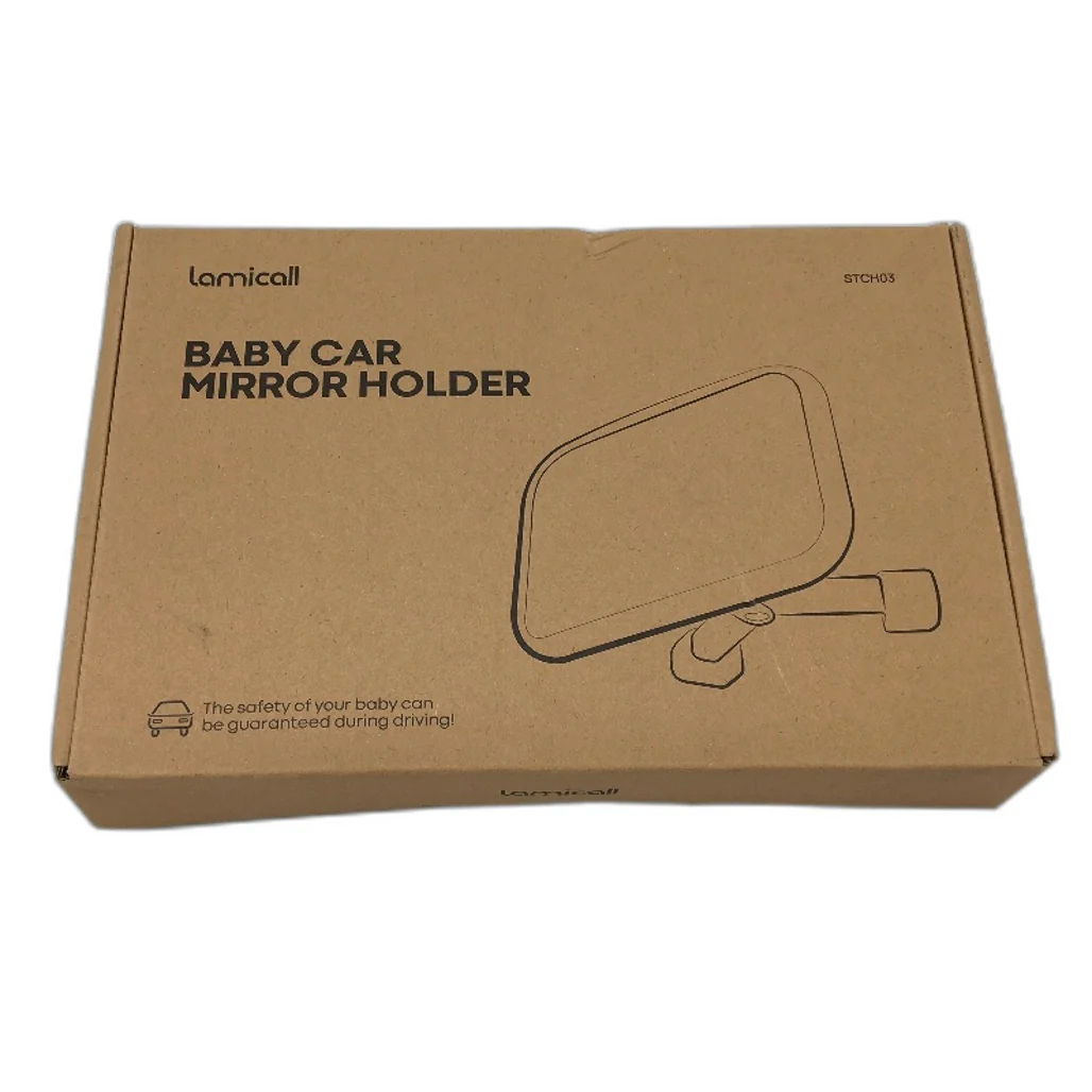 Lamicall Baby Car Mirror Holder Easy Install For Rear Facing Wide Clear View - Image 5
