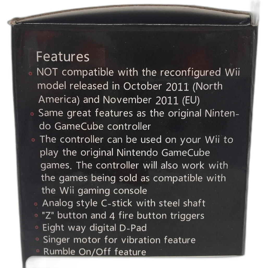 Shock Wired Game Controller For Nintendo Gamecube GC Wii Retro Classic USB - Image 6