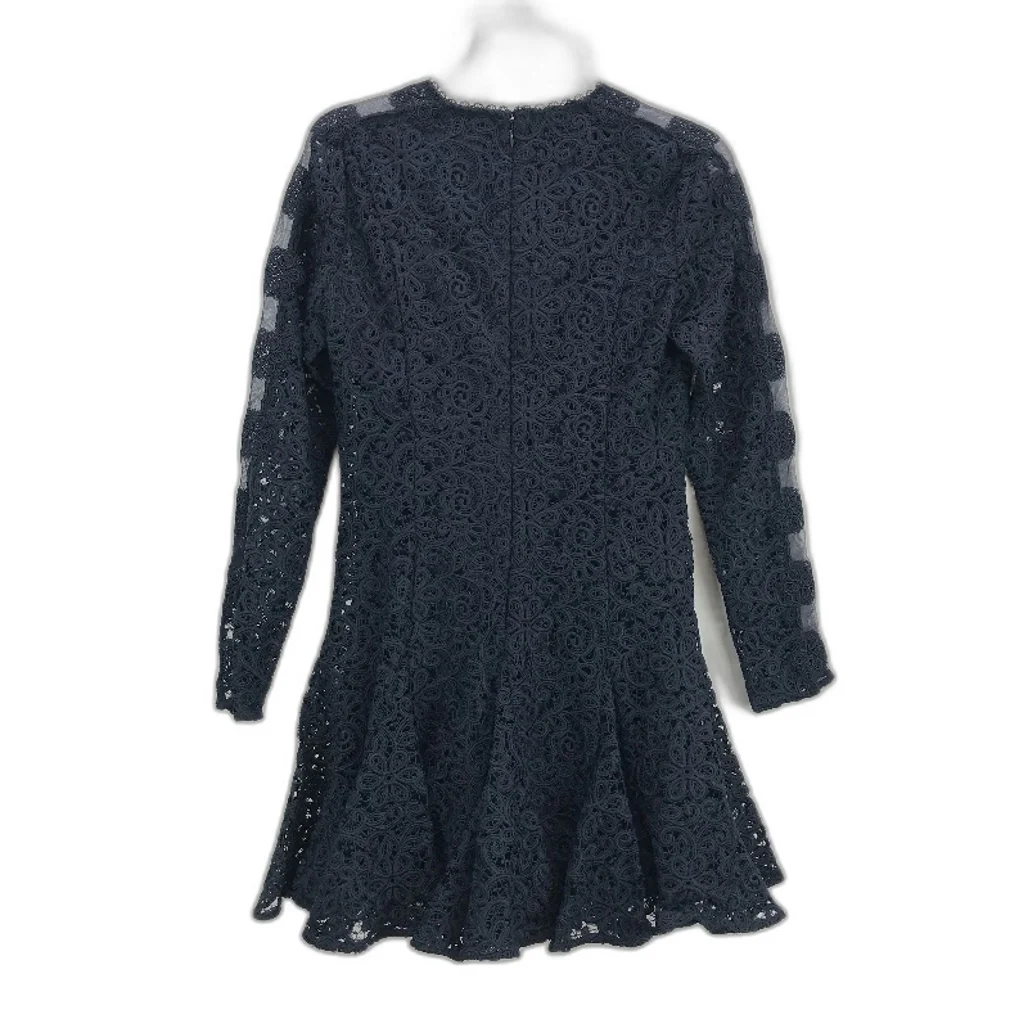 Forever New Josie Geo Lace Navy Lined Mini Dress Ladies Size AU 8 NEW - Image 2