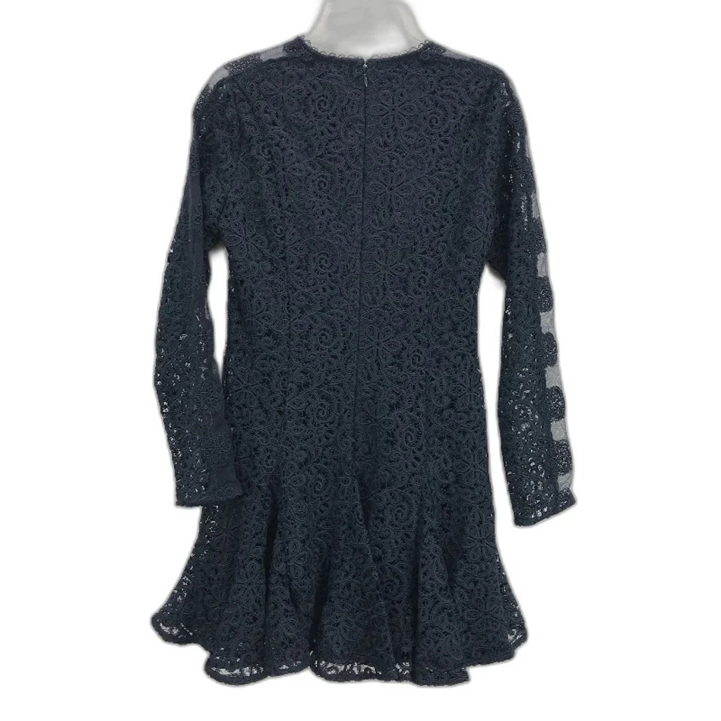 Forever New Josie Geo Lace Navy Lined Mini Dress Ladies Size AU 10 NEW - Image 2