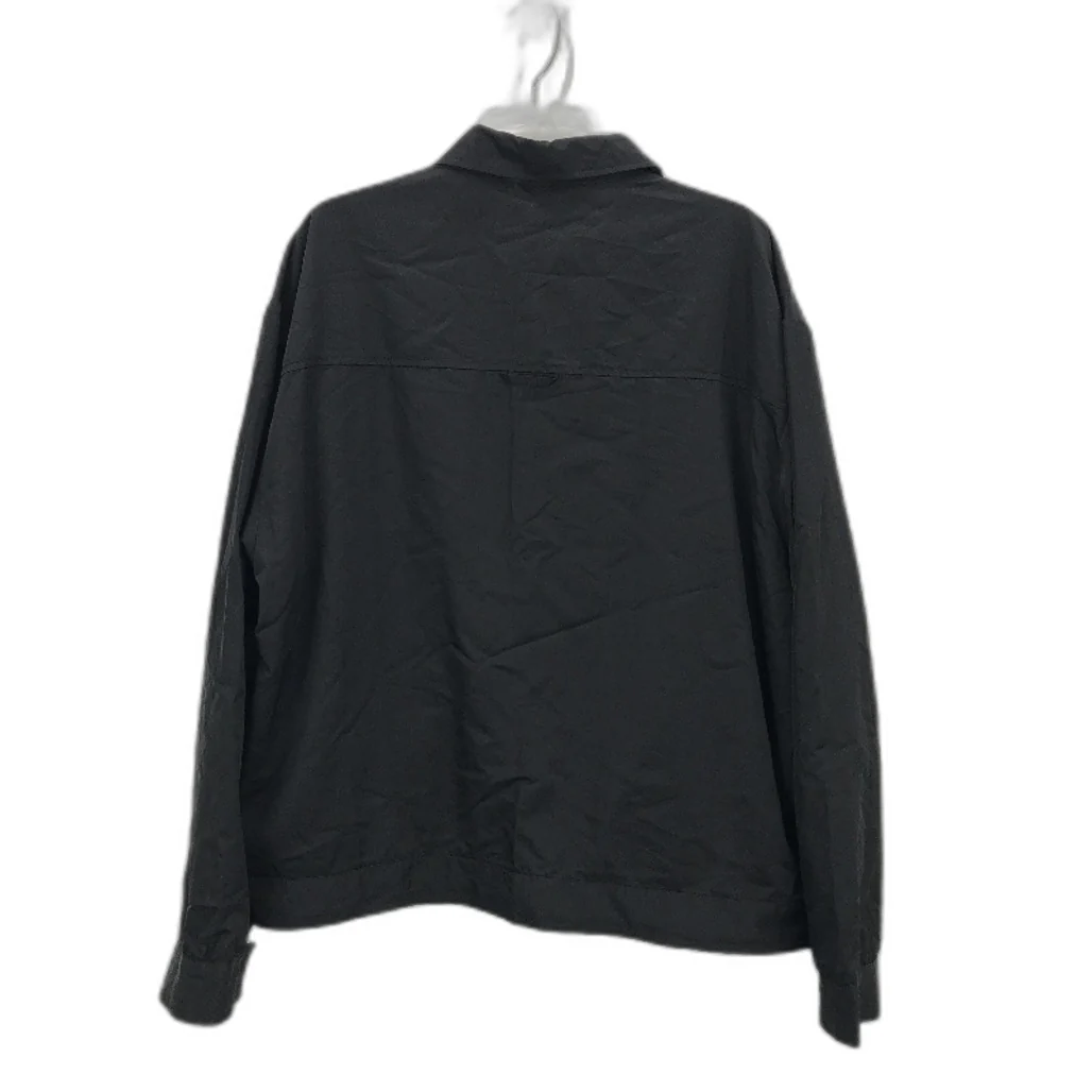 Blacknoise Whiterain Zip Up Black Windbreaker Parachute Jacket Mens Size XL NEW - Image 2