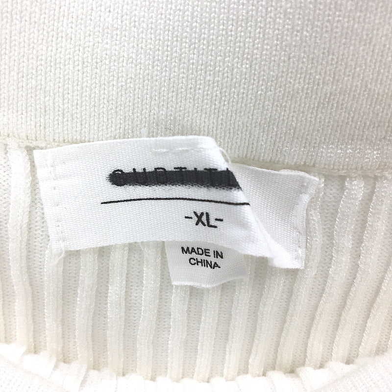 Subtitled Charlotte High Rise Knit White Midi Skirt Ladies Size XL NEW - Image 5