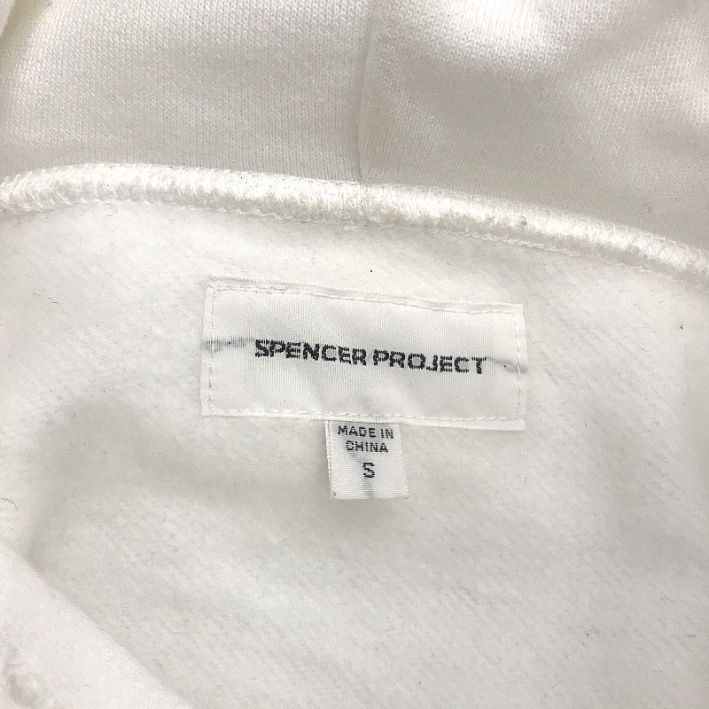 Spencer Project New York Pancake Print White Hooded Jumper Mens Size S NEW - Image 3