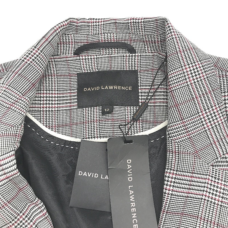 David Lawrence Grey Multi Mercier Longline Blazer Jacket Ladies Size 12 NEW - Image 3