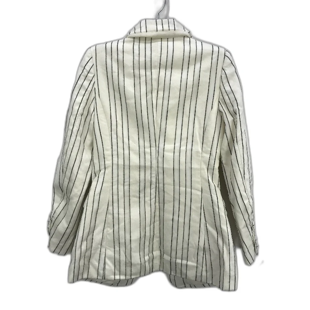 Mossman Cream Stripe The Master & Commander Blazer Jacket Ladies Size 8 NEW - Image 2