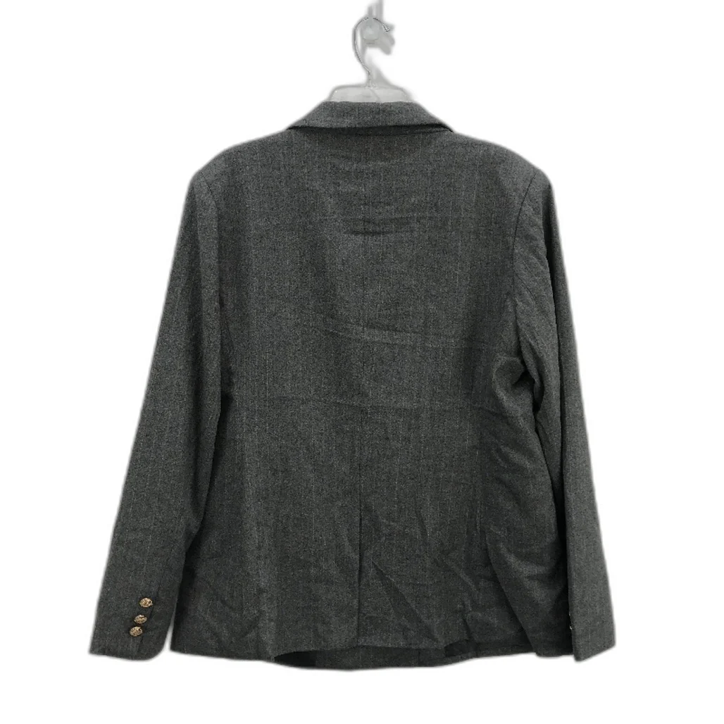 Forcast Charcoal Grey Berlin Double Breasted Blazer Jacket Ladies Size 16 NEW - Image 2