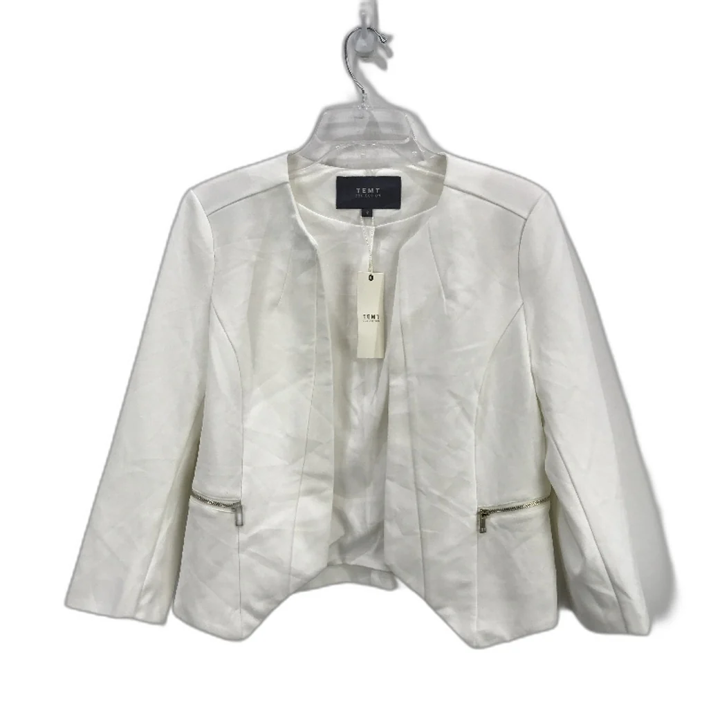 Temt Cream Soft Lined Casual Outer Short Jacket Ladies Size 12 NEW