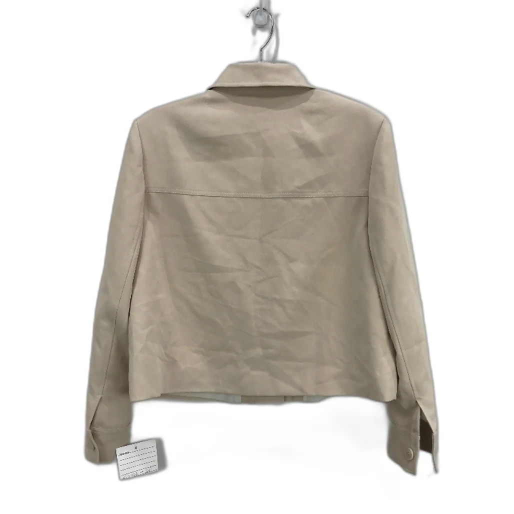 New World Myer Tokito Sample Beige Button Up Short Jacket Ladies Size 10 NEW - Image 2