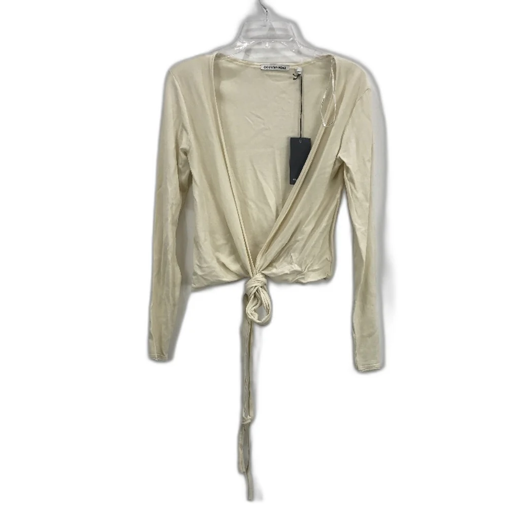 Country Road Porcelain Cream Knit Ballet Wrap Cardigan Ladies Size XXS NEW