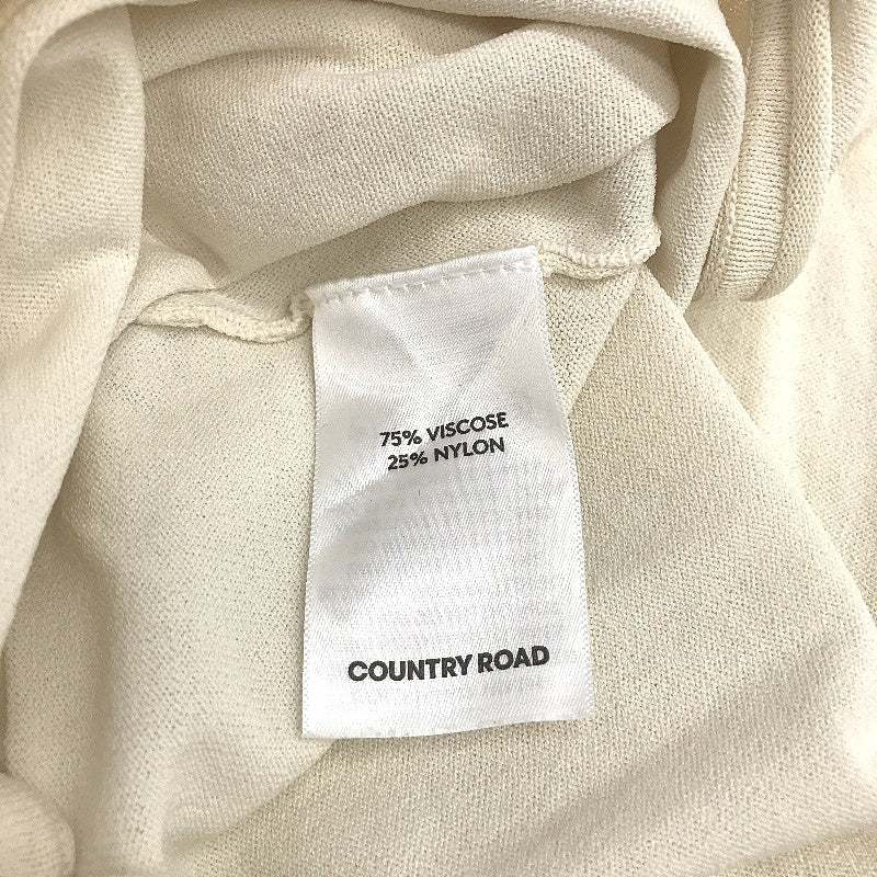 Country Road Porcelain Cream Knit Ballet Wrap Cardigan Ladies Size XXS NEW - Image 4