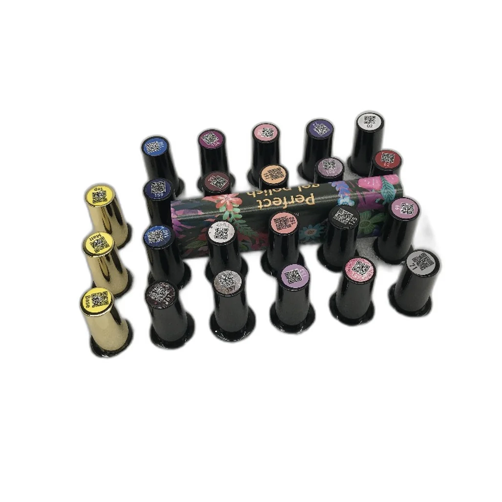 MEFA Winter 20 Colors Soak Off Gel Nail Polish 3 Top Bases 23 Piece Kit NEW - Image 4