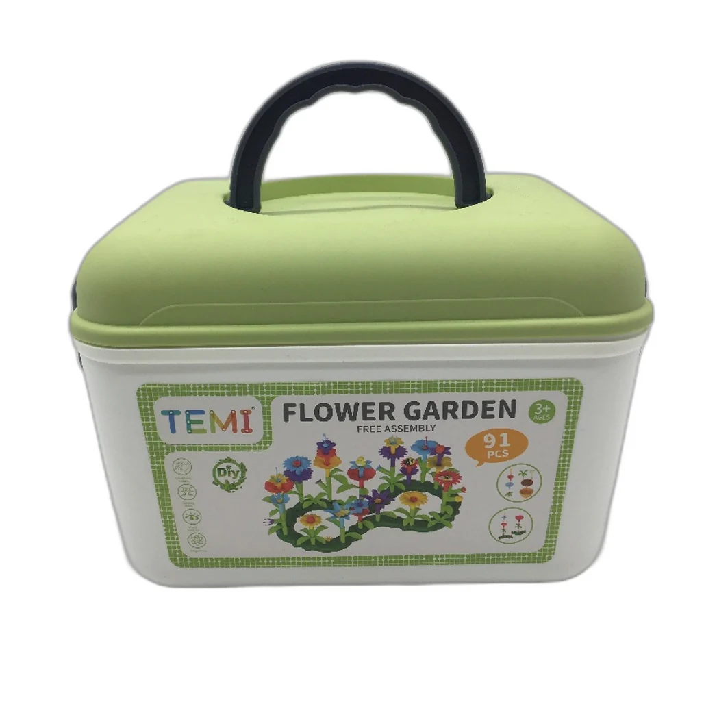 Temi 91 PCS Flower Garden Building STEM Educational Activity Preschool Toy NEW - Image 4