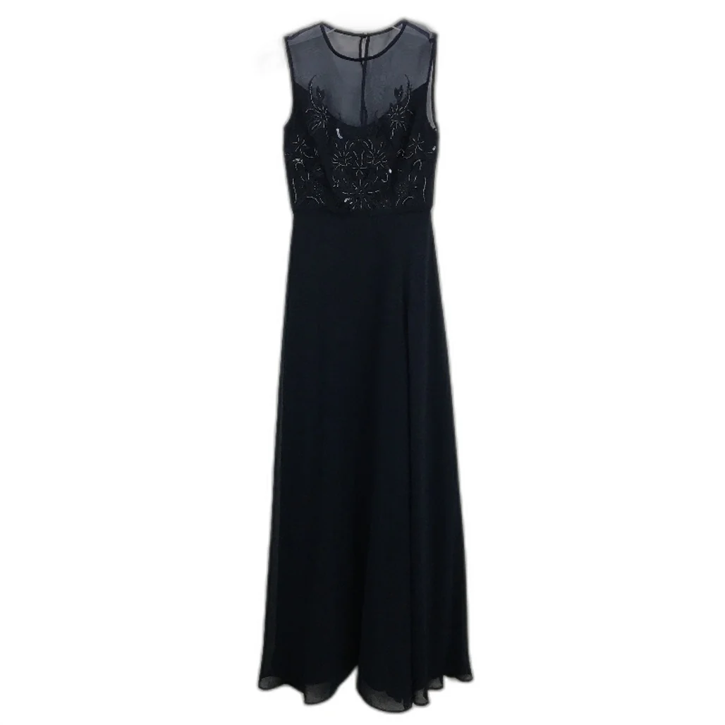 Forever New Ever After Carissa Lace Bodice Navy Maxi Dress Ladies Size AU 4 NEW