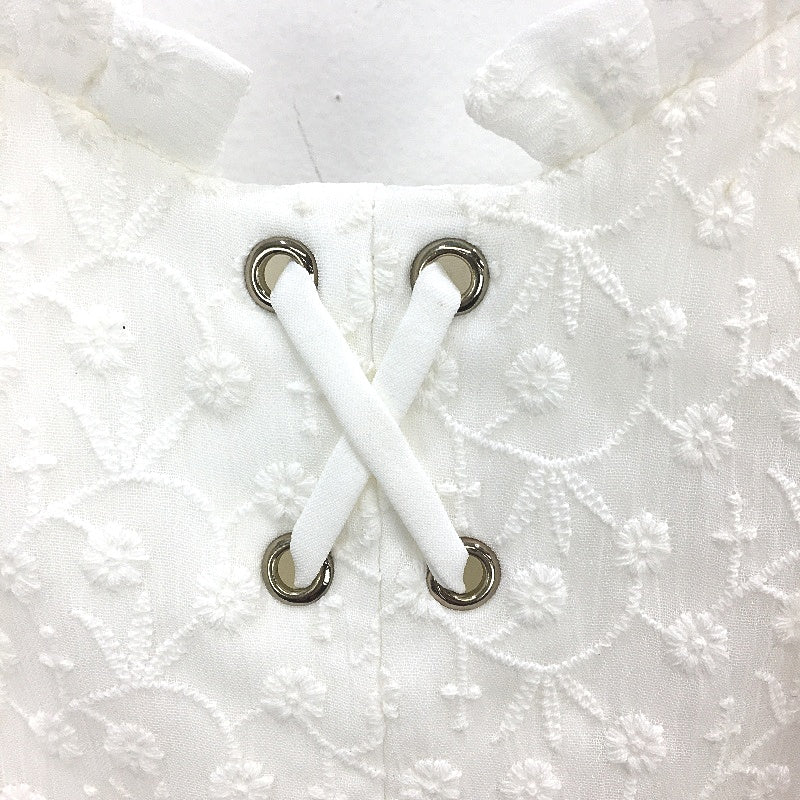 Forever New Corrie Embroidery White Corset Playsuit Ladies Size AU 10 NEW - Image 4