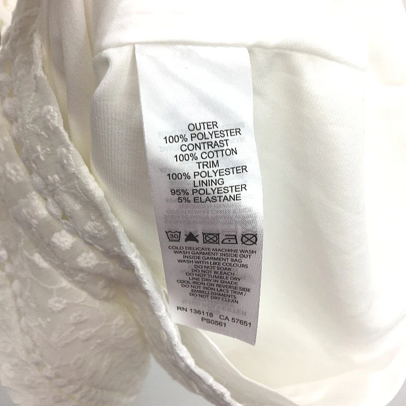 Forever New Corrie Embroidery White Corset Playsuit Ladies Size AU 10 NEW - Image 6