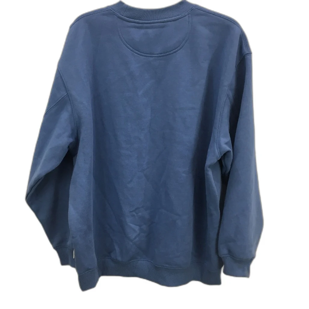 Subtitled Originals Blue Cotton Blend Soft Classic Crew Neck Jumper Size M NEW - Image 2