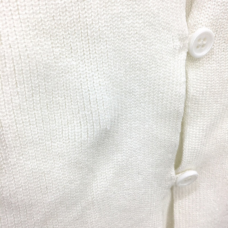 SNDYS White Viscose Knit Open Style Button Front Etta Lightweight Top ize XS NEW - Image 5
