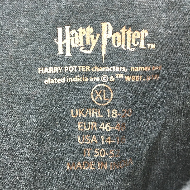 Wizarding World Slate Grey Soft LSleeve Harry Potter Sleep Top Ladies SZ XL NEW - Image 3