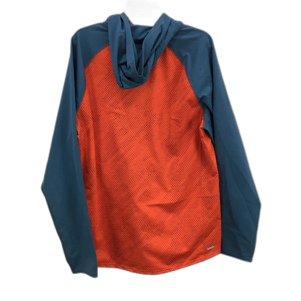 Kathmandu driMotion Breathable Orange Blue Zip Up Hooded Jacket Mens Size XL NEW - Image 2