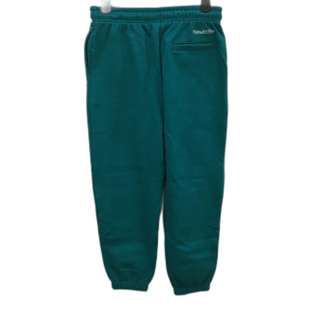 Mitchell & Ness Miami Dolphins Teal Fleece Track Pants Mens Size S NEW - Image 2