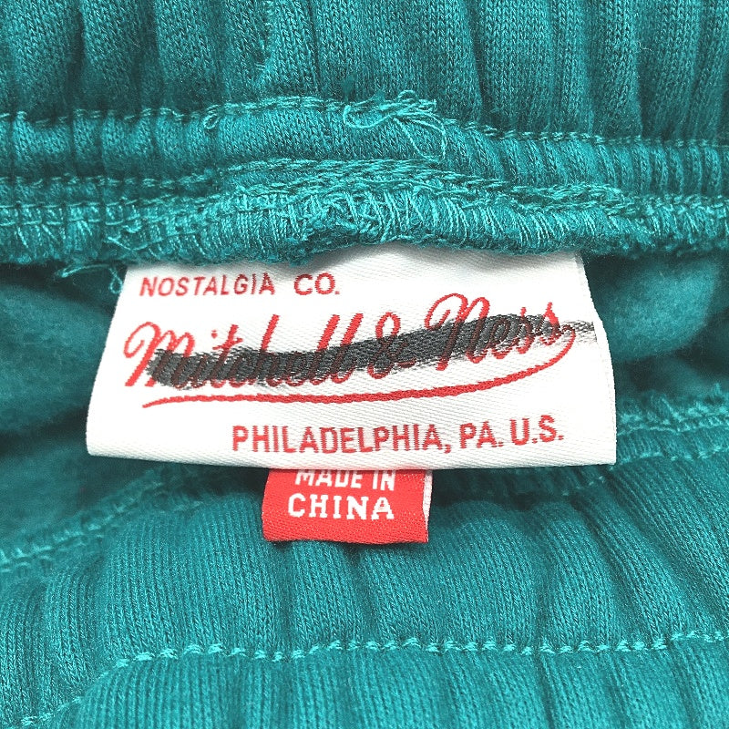 Mitchell & Ness Miami Dolphins Teal Fleece Track Pants Mens Size S NEW - Image 3
