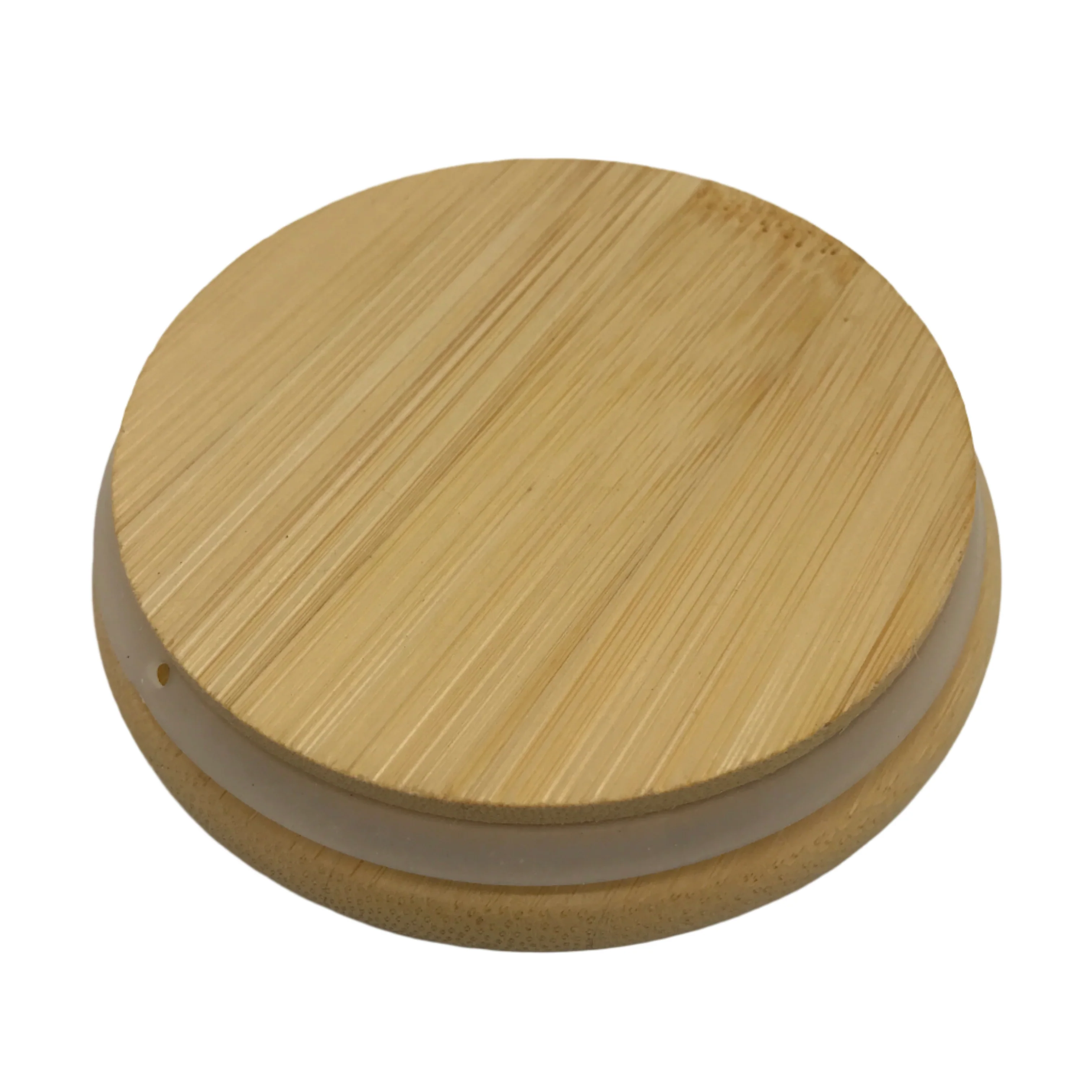 Set of 2 Glass Food Storage Jars with Airtight Bamboo Lids 10x15cm NEW - Image 3