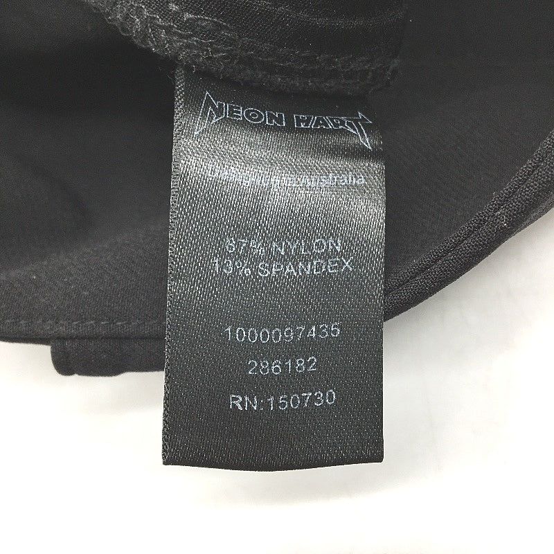 Neon Hart Black Double Button Waist Mid Rise Straight Pants Ladies Size XS NEW - Image 4