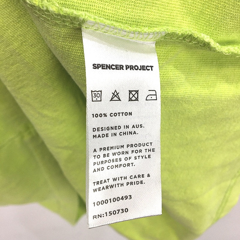 Spencer Project Lime Green 100% Cotton Classic Style T-Shirt Mens Size XL NEW - Image 5