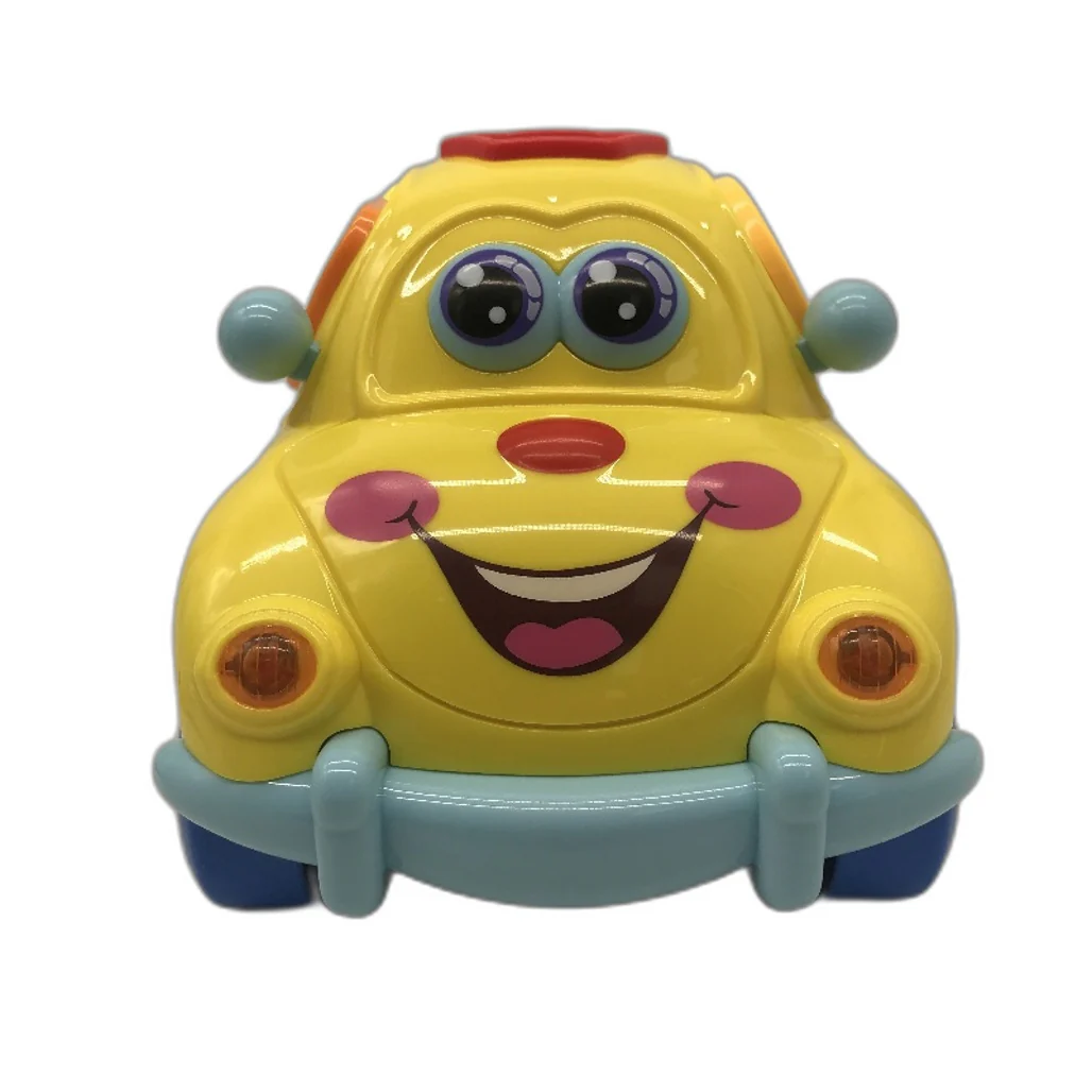 Hola Super Fun Fruit Electric Car Toy with Shape Sorting Puzzle Pieces NEW - Image 2
