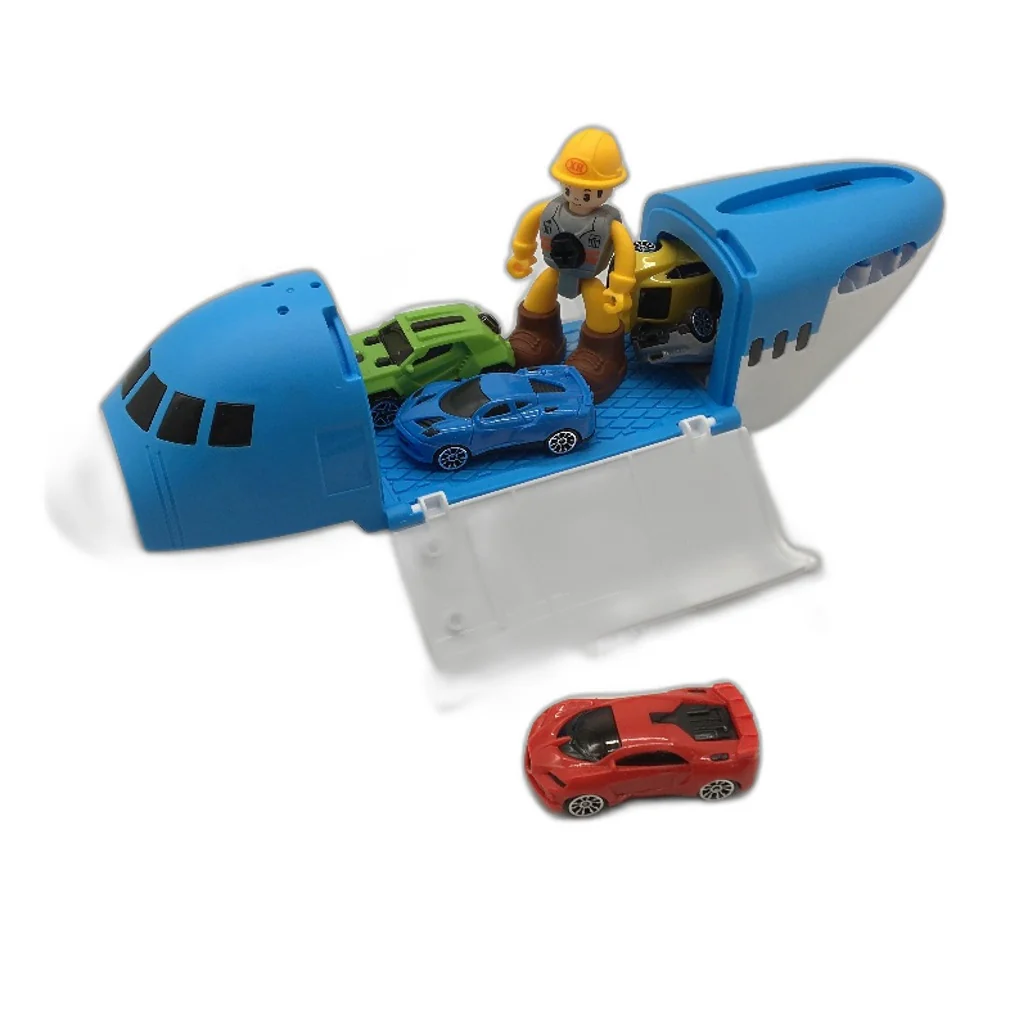 Super Storage Series Airplane 5pc Mini Car and Helicopter Storage Toy NEW - Image 2