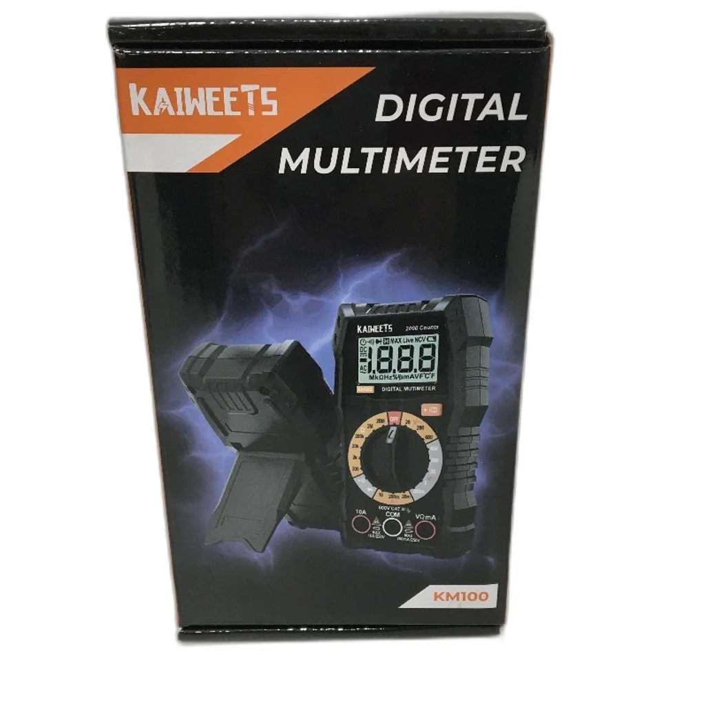 KAIWEETS KM100 2000 Counts Electrician Amp Tester Digital Multimeter NEW - Image 5