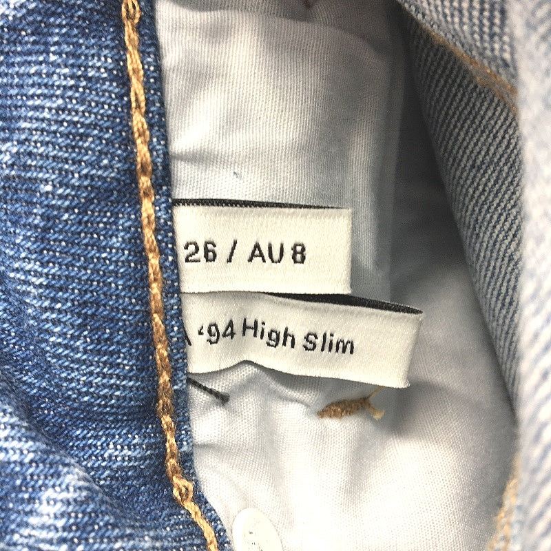Abrand A 94 Slim Classic Blue Cotton Denim Jeans Ladies Size 26 / AU 8 NEW - Image 5