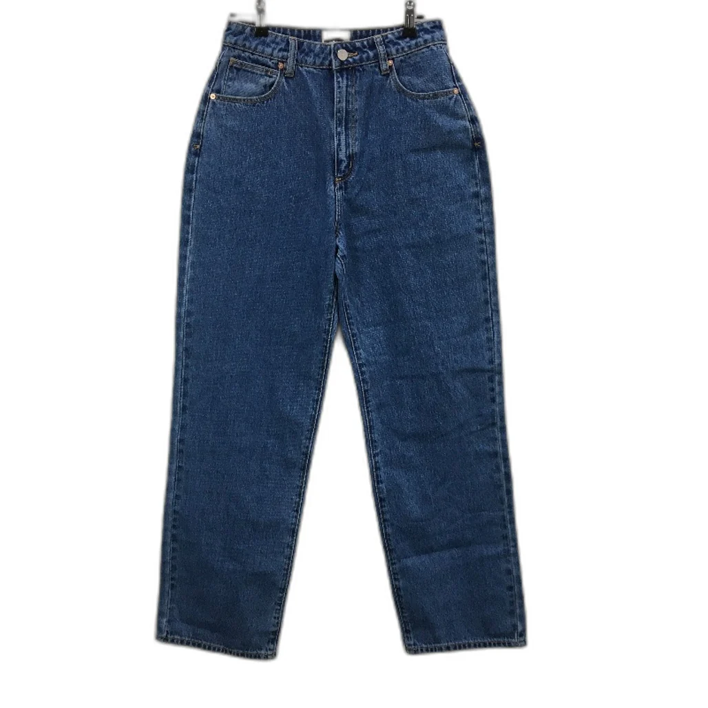 Abrand A Carrie Daria Blue High Rise Denim Jeans Ladies Size 28 / AU 10 NEW