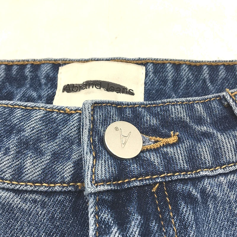 Abrand A Carrie Daria Blue High Rise Denim Jeans Ladies Size 28 / AU 10 NEW - Image 4