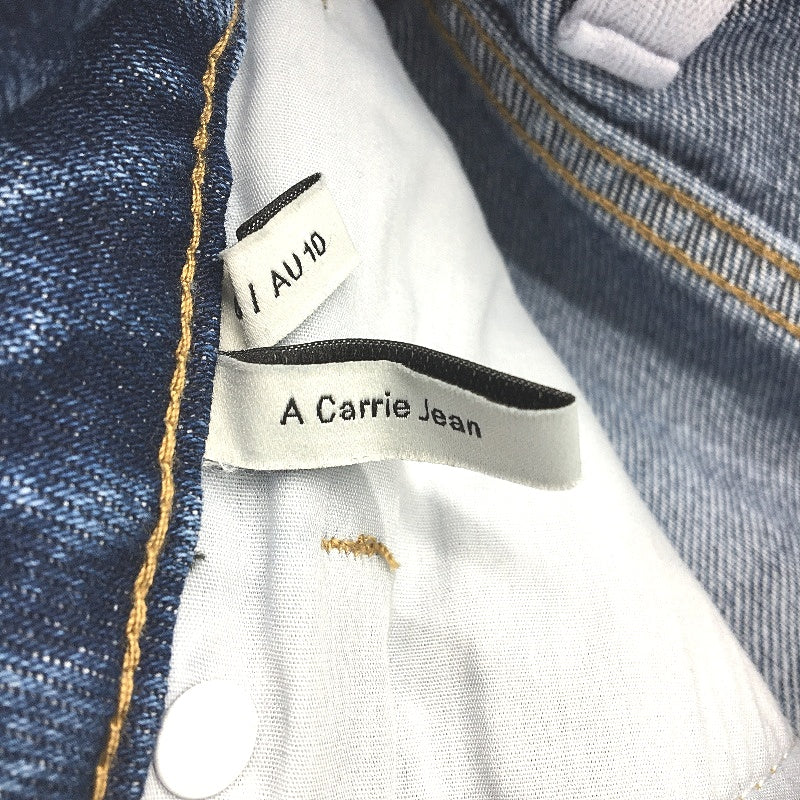 Abrand A Carrie Daria Blue High Rise Denim Jeans Ladies Size 28 / AU 10 NEW - Image 5
