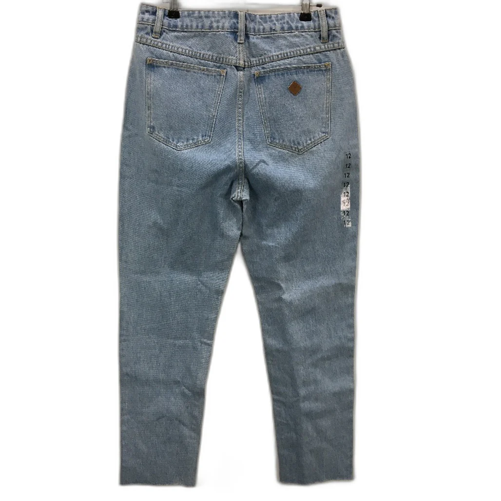 Abrand A 94 High Slim Light Blue Raw Cut Denim Jeans Ladies Size 30 / AU 12 NEW - Image 2