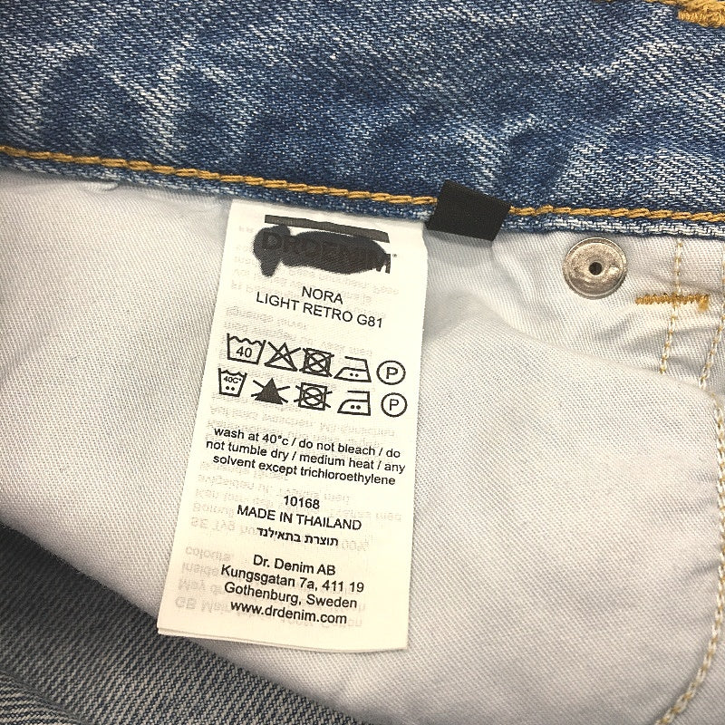 DR DENIM Nora Tapered Light Retro Blue Denim Mom Jeans Ladies Size 29 30 NEW - Image 4