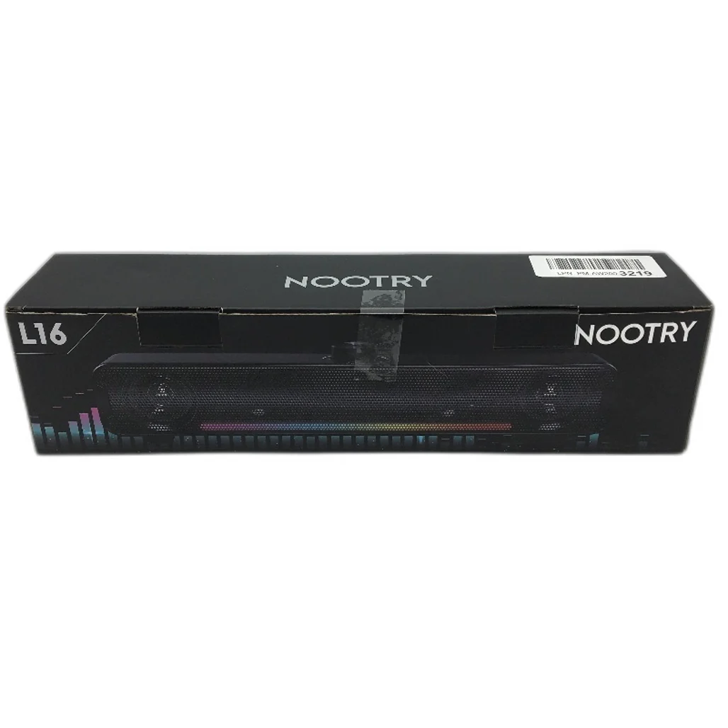 NOOTRY L16 16W Dual HiFi Stereo Dynamic RGB Desktop PC Speaker NEW - Image 5