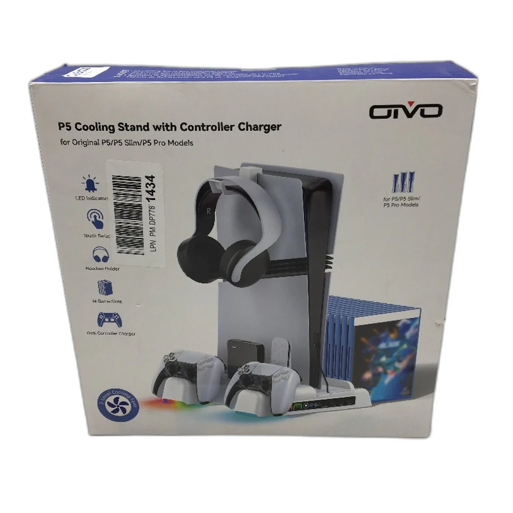 Oivo PS Console and Controller Charging Station Games and Accessories Holder NEW - Image 5