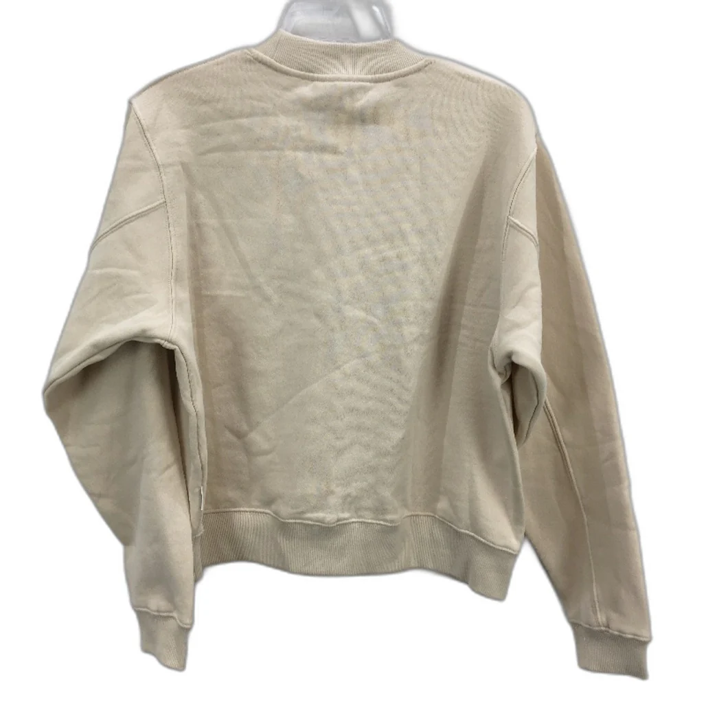 Subtitled State Fleece Crew Neck Loose Fit Oat Beige Jumper Ladies Size XS NEW - Image 2