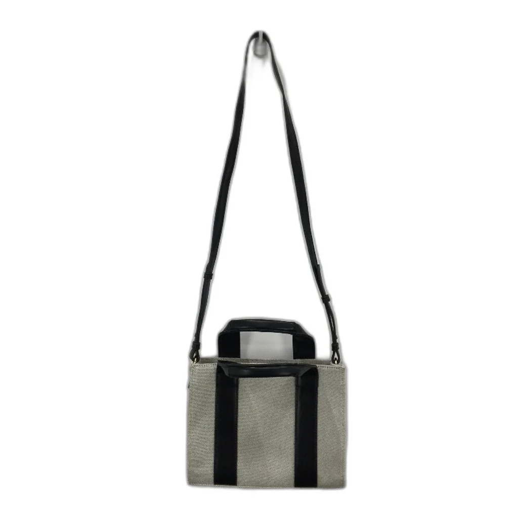 Target Sample White With Black Faux Leather Mini Tote With Shoulder Strap NEW - Image 2