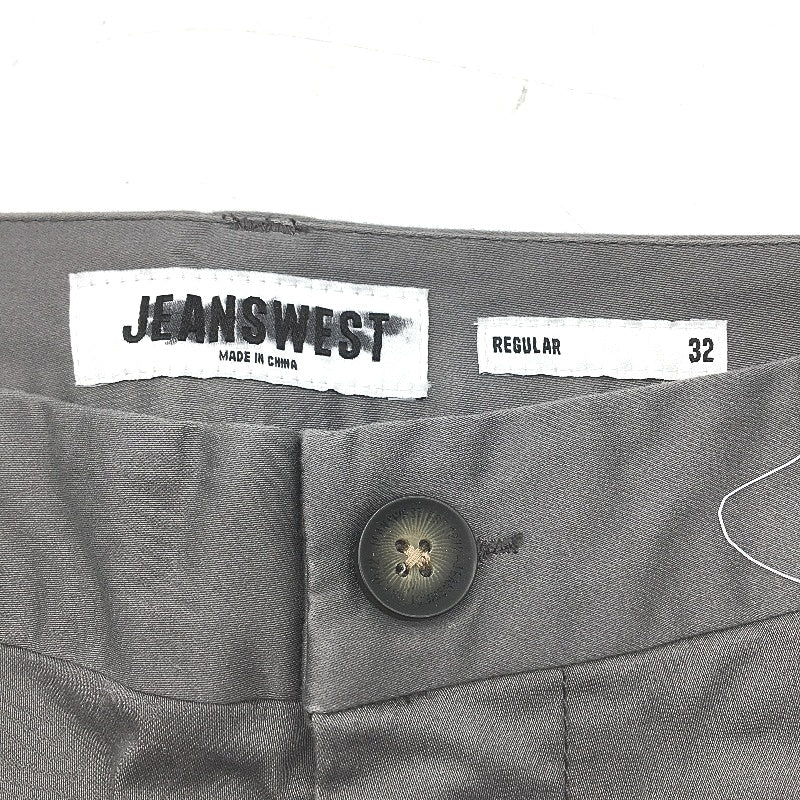 Jeanswest Mid Grey Regular Fit Chino Style Minimalist Pants Mens Size 32 NEW - Image 4